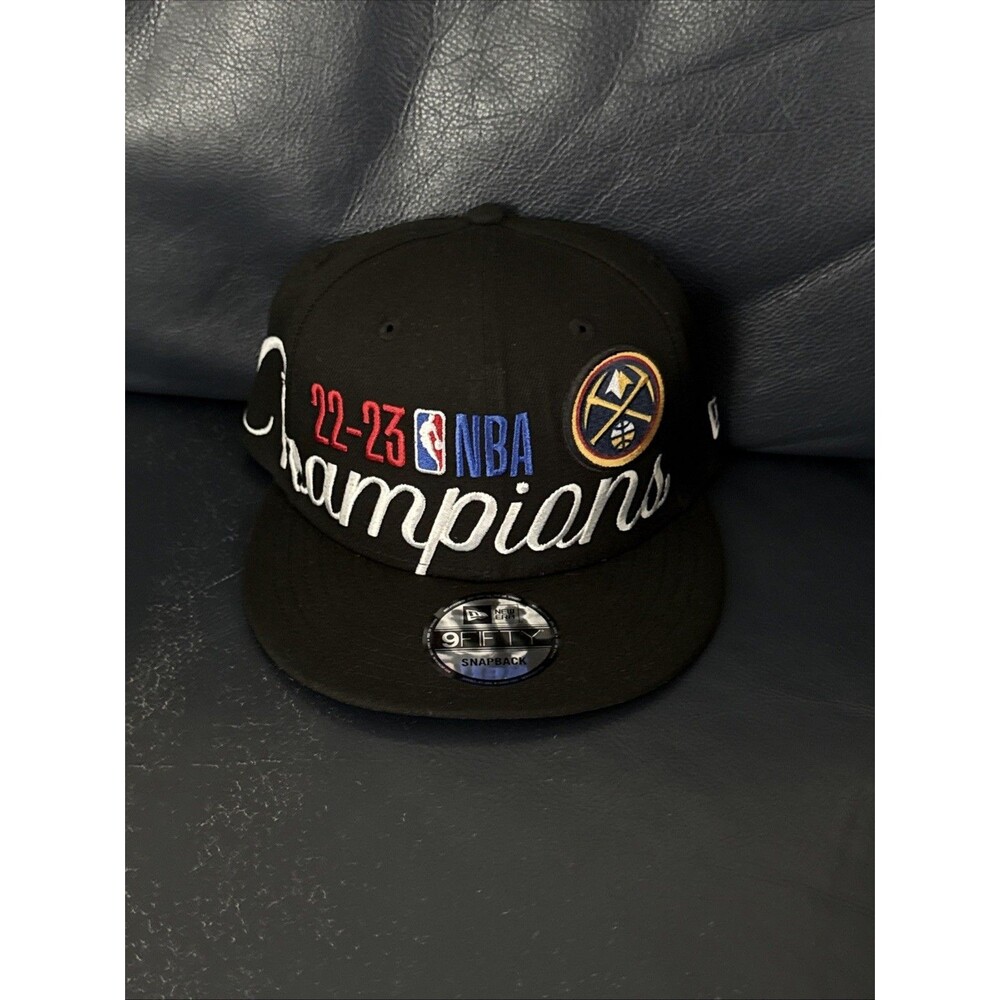 Denver Nuggets New Era 2023 NBA Finals Champions 9FIFTY Locker Room Snapback Hat